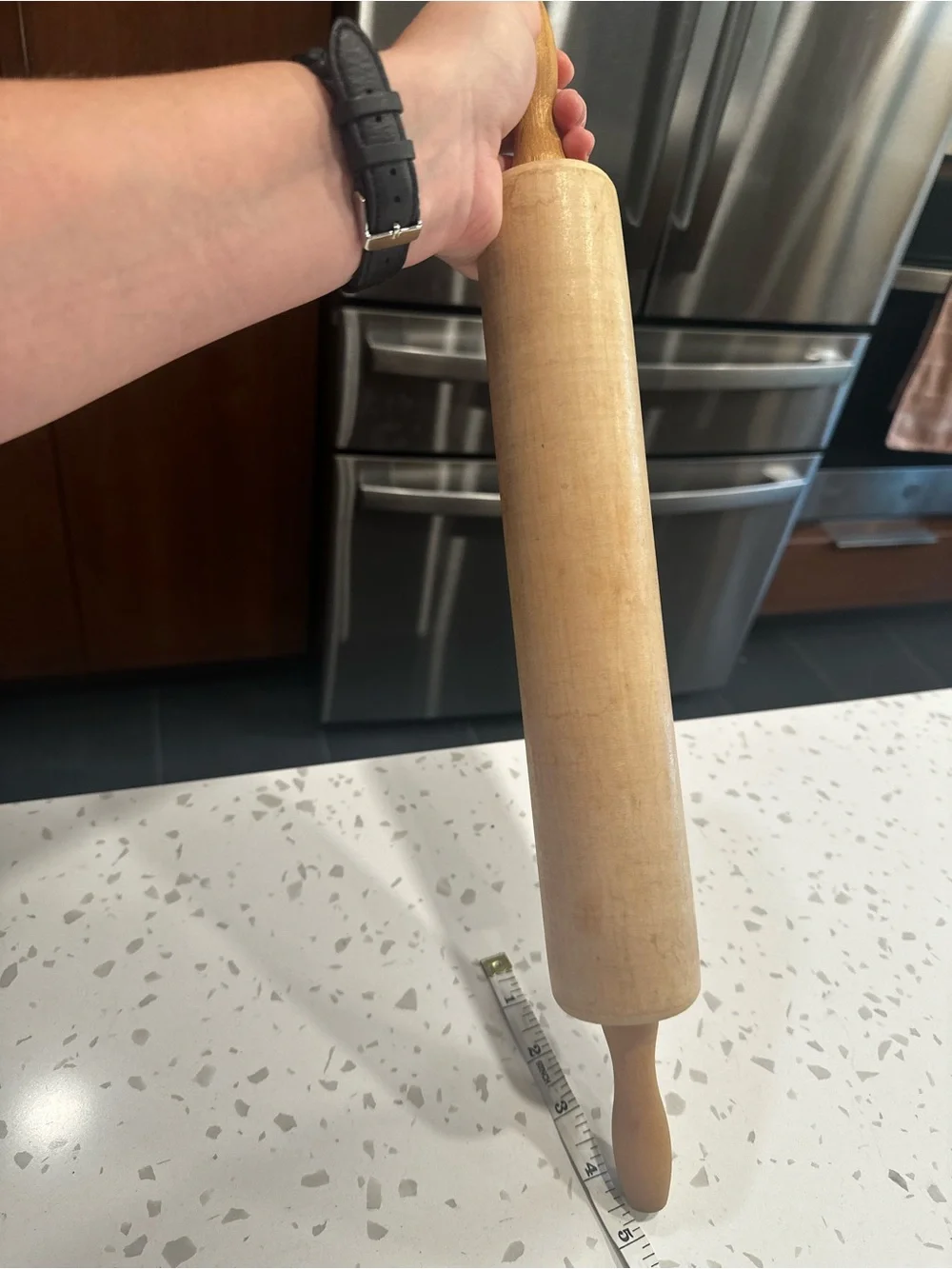 Wooden Rolling Pin - Natural Wood